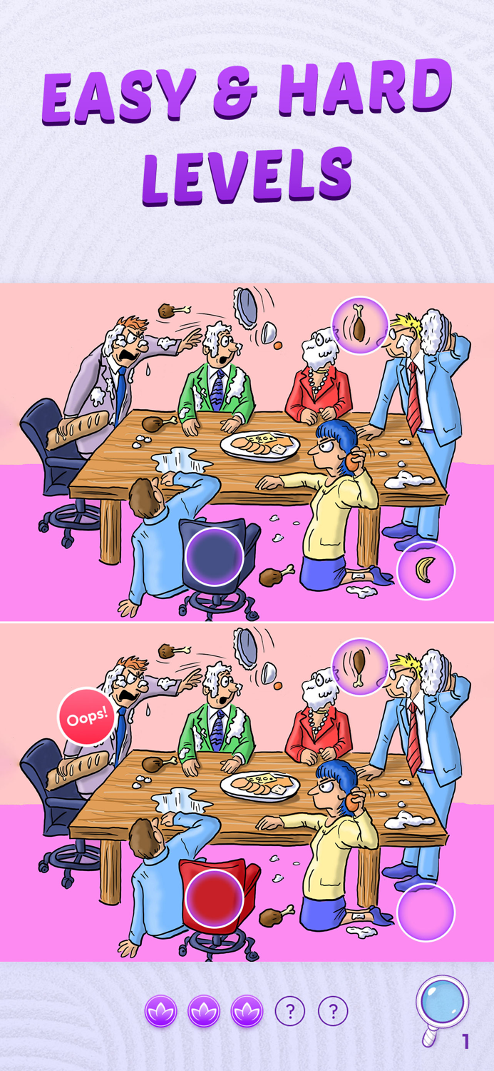 Differences find and spot