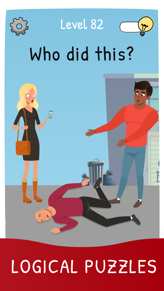 #6. Who is? 2 Brain Puzzle & Chats (iOS) بواسطة: UNICO STUDIO