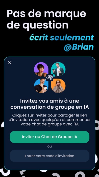 Screenshot #2 pour BrAIn - Chat de group avec IA