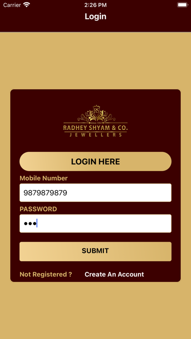 Radhey Shyam Jewellery Screenshot