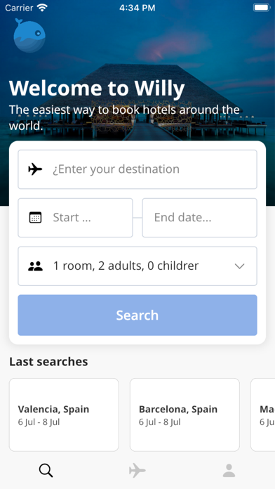 Willy app Screenshot