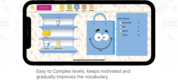 Grocery Shopping Learning Game