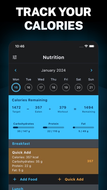 GymStreak: Workout & Nutrition screenshot-3