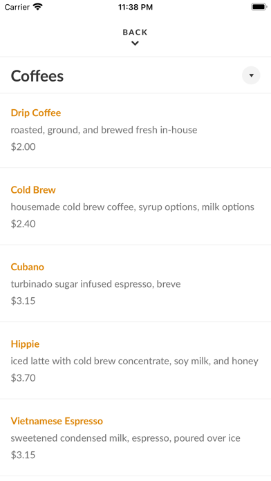 City Market Coffee House Screenshot