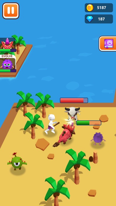 Monster Island 3D-Catch Pets Screenshot