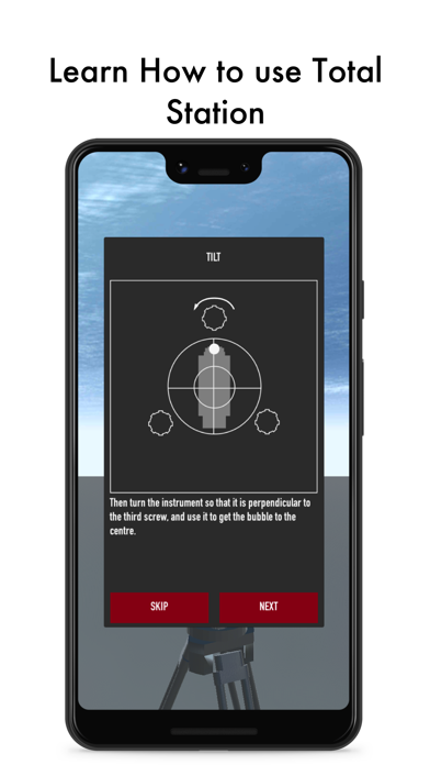 Total Station Tutorial Screenshot