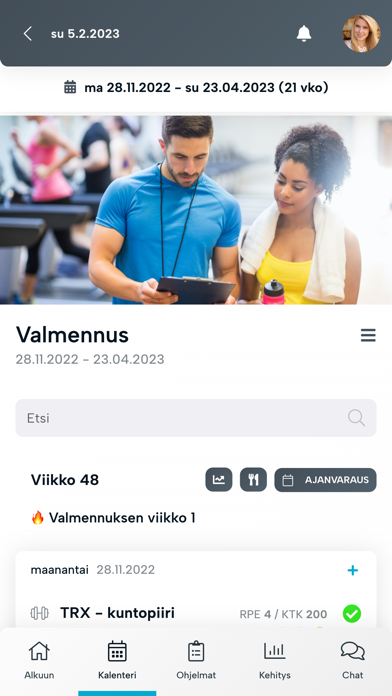 LeWELL Valmennus Screenshot