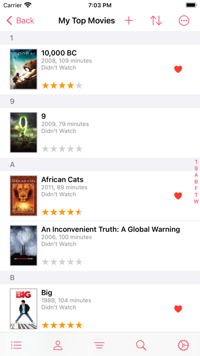 Screenshot #1 pour MovieBuddy Pro: Mes films