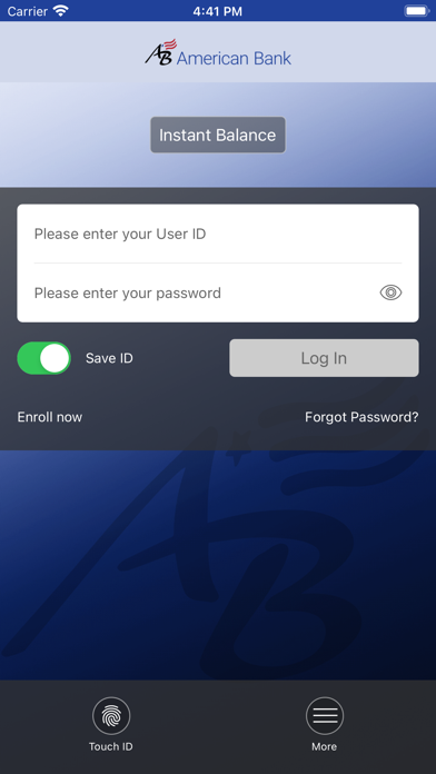 American Bank Baxter Personal Screenshot
