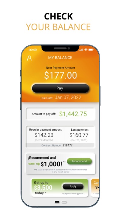 Apoyo Financiero Mobile Screenshot