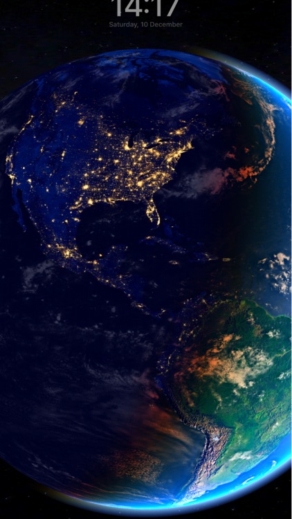 3D Earth & moon, sun and stars screenshot-3