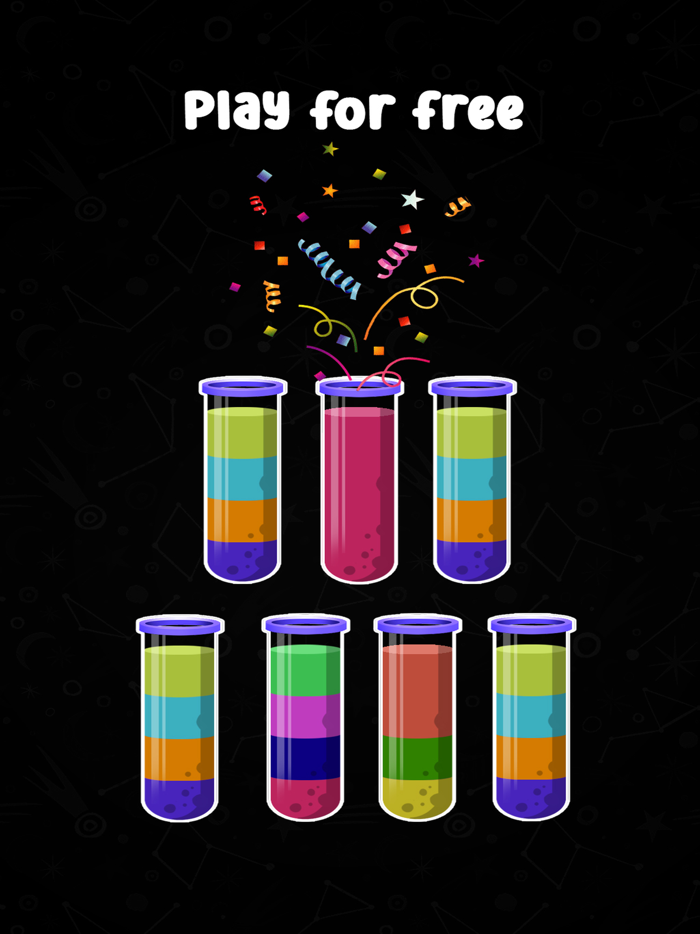 Sort Water 3D - Sort Color