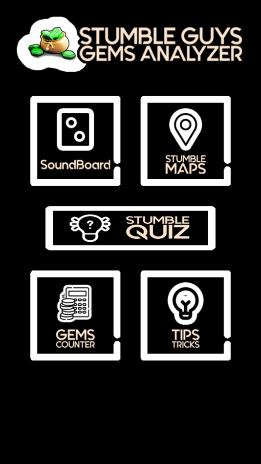 #1. Gems Analyzer for Stumble Guys (iOS) 게시자: El Mostafa Abdou