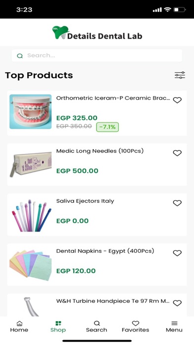 Details Dental Lab Screenshot