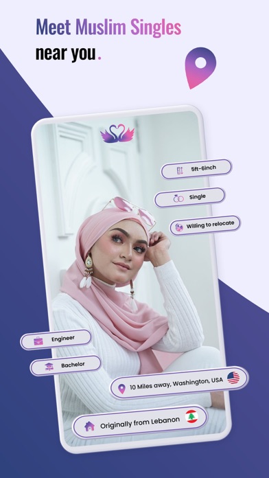 Proposal: Muslim Dating App Screenshot