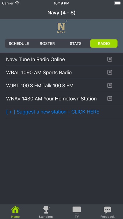 Navy Football Schedules screenshot-3