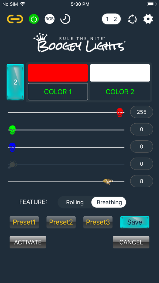 #6. Boogey Lights® GEN2 APP (iOS) Podle: Boogey, Inc.