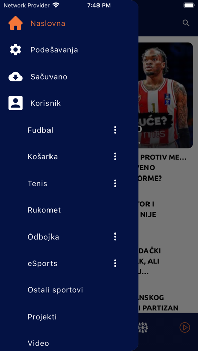 Telesport - Sportske novosti Screenshot