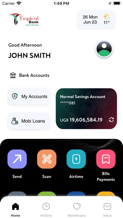 Tropical Bank Mobile Banking