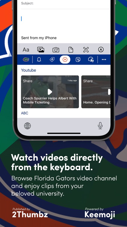 Florida Gators Keyboard screenshot-3