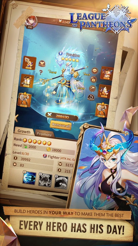 #4. League of Pantheons (iOS) بواسطة: NEOCRAFT LIMITED