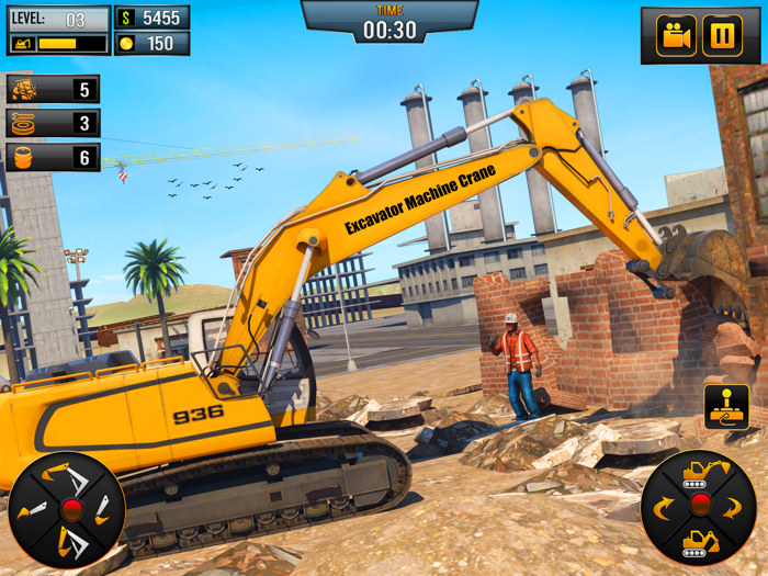 Heavy Excavator Machine Games