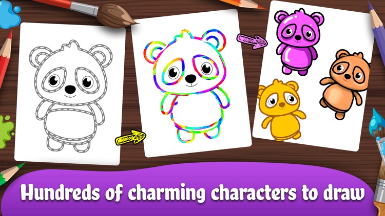 Draw & Color: Toddler Games screenshot-3