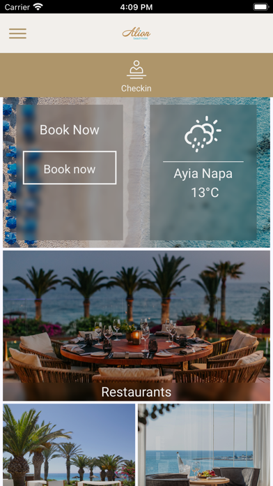 Alion Beach Hotel Screenshot