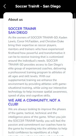 Game screenshot SOCCER TRAINR apk