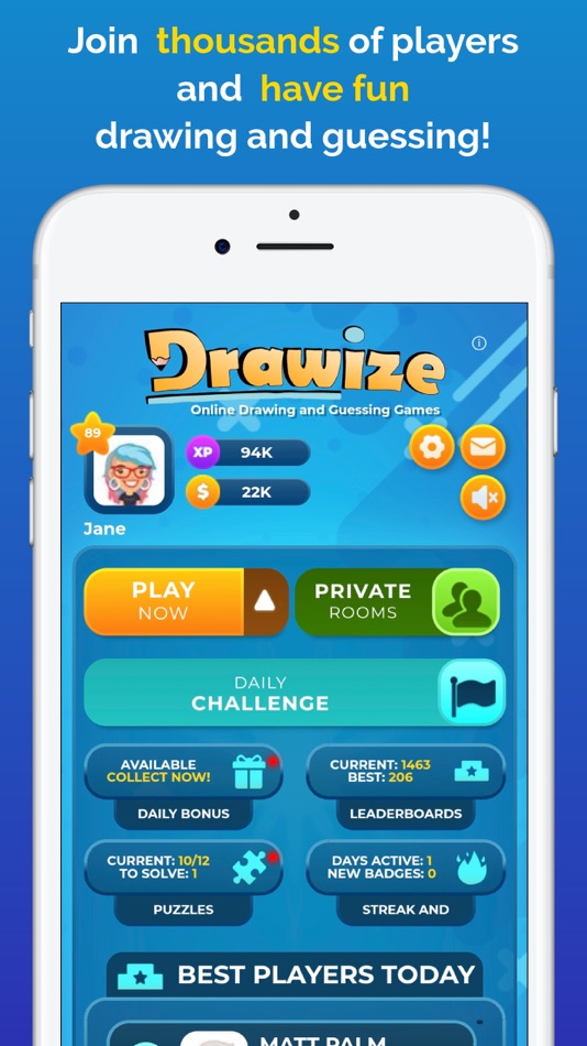 #1. Drawize - Draw and Guess (iOS) 由: Lomboos d.o.o