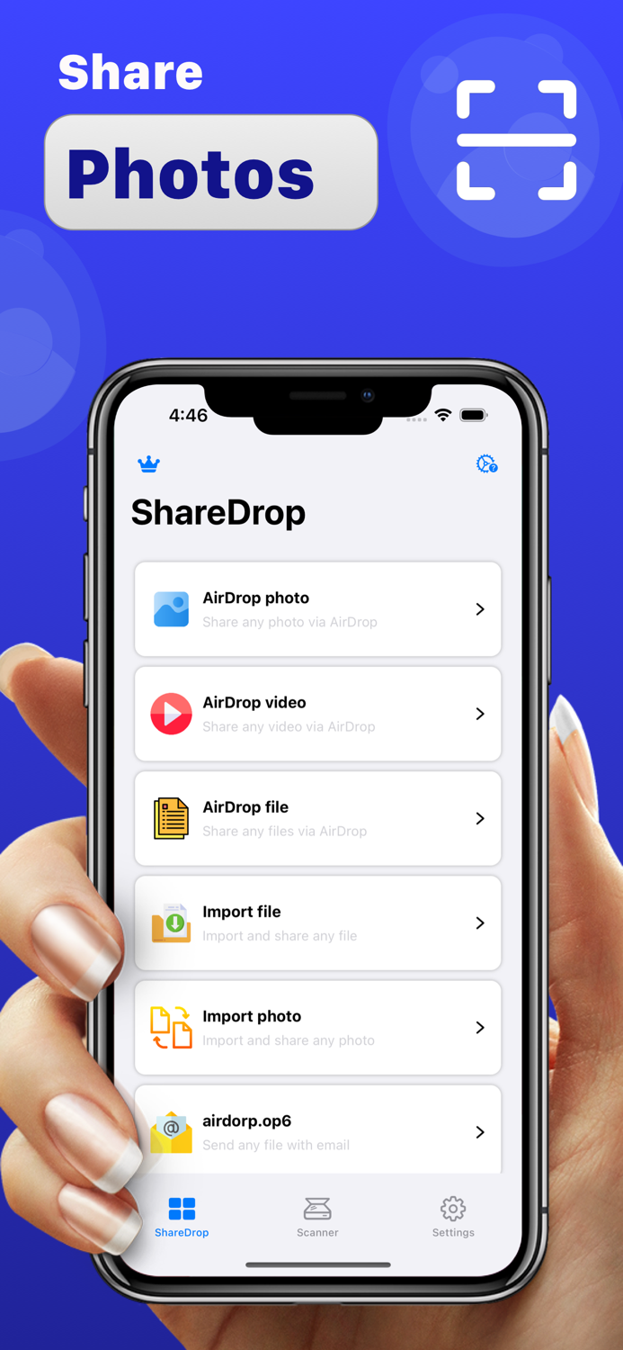 Air file drop - Sharedrop