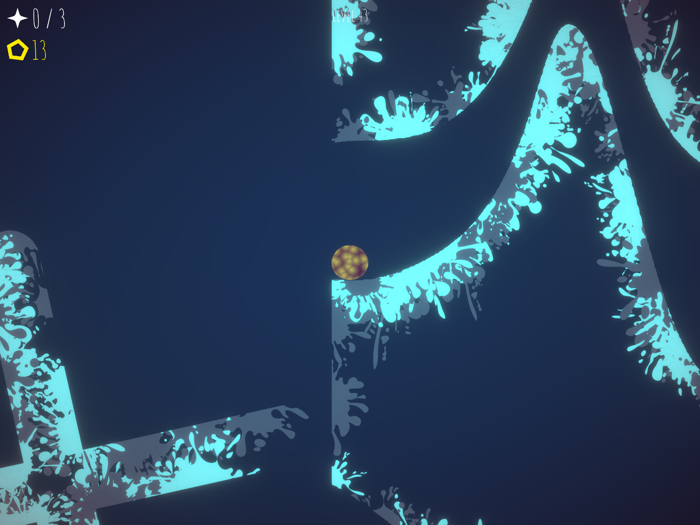 Splatter of the color