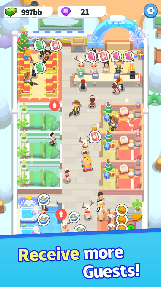 #4. My Mini Hotel: Idle Game (iOS) 由: RONGYUE GAMES