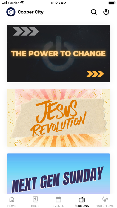 Cooper City Church of God App Screenshot