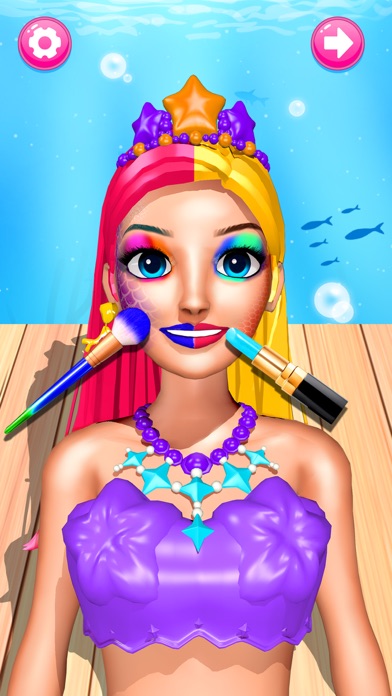 Color Reveal Mermaid Games Screenshot