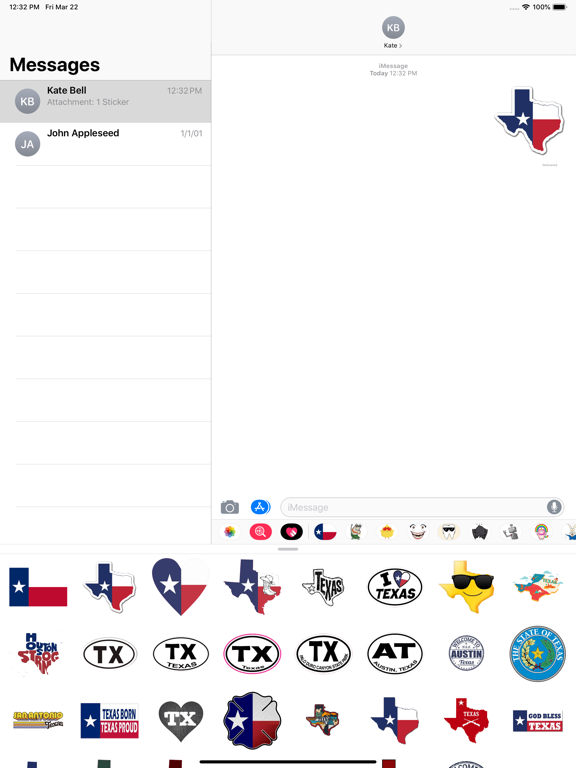 Screenshot #6 pour Texas emoji - USA stickers
