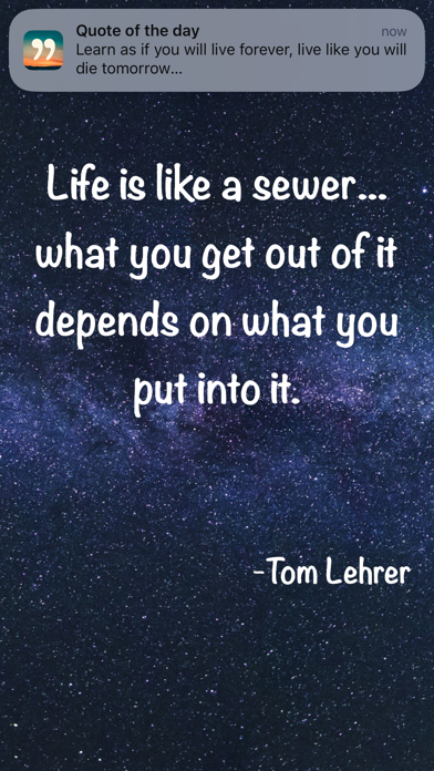 Inspiration - Daily Quote Screenshot