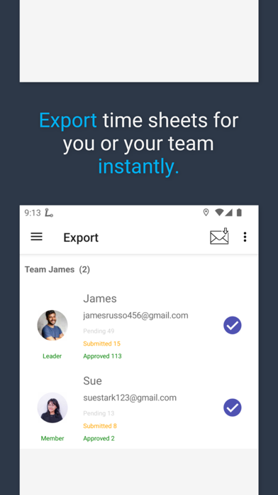 Timesheet Express Time Tracker Screenshot