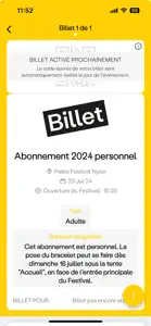 Paléo Tickets screenshot #3 for iPhone