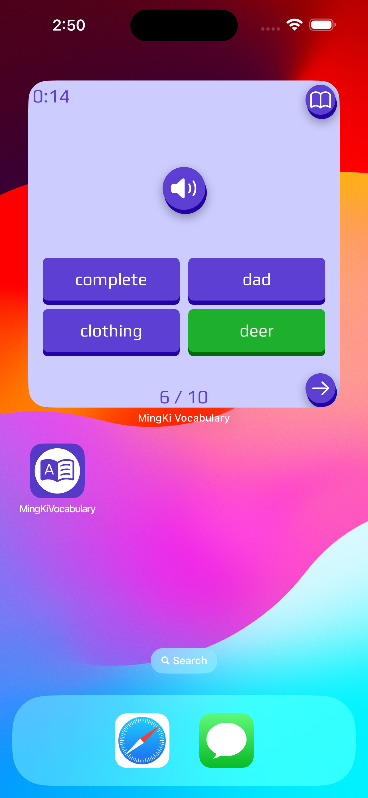 MingKi Vocabulary Games