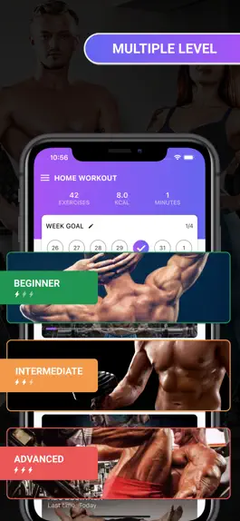 Game screenshot Home Workout For Men Women apk