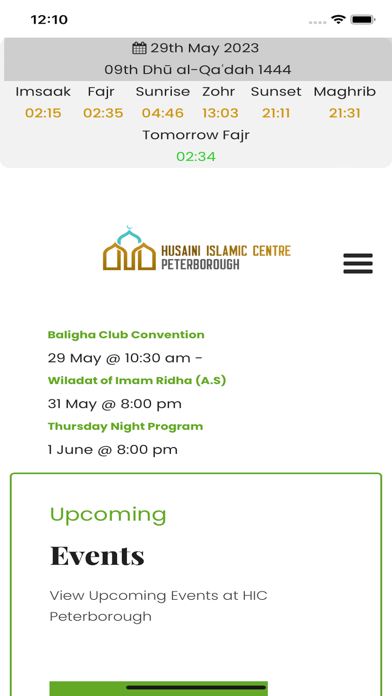 HIC App Screenshot