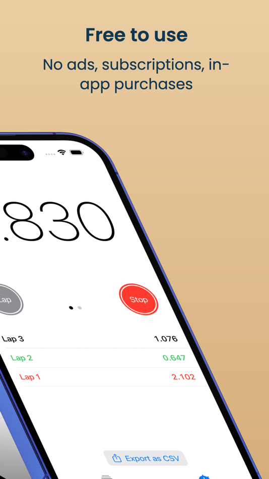 #2. Stopwatch° (iOS) 由: Kai Oelfke