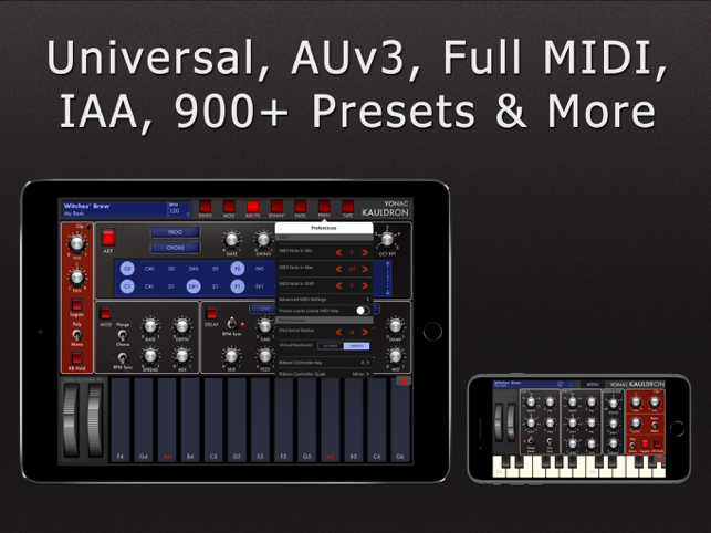 عکس صفحه Kauldron Synthesizer