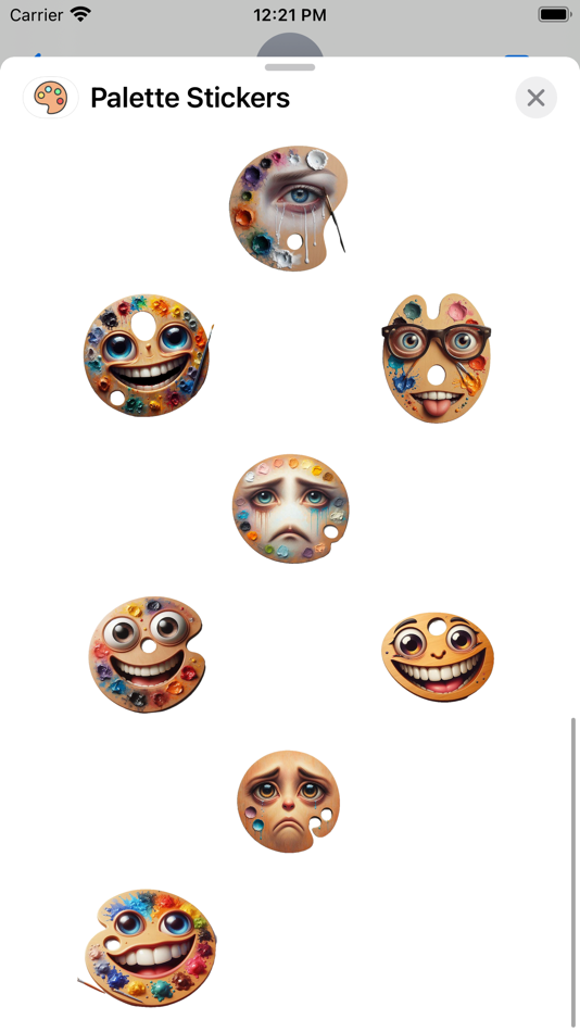 #3. Palette Stickers (iOS) Podle: Paul Scott
