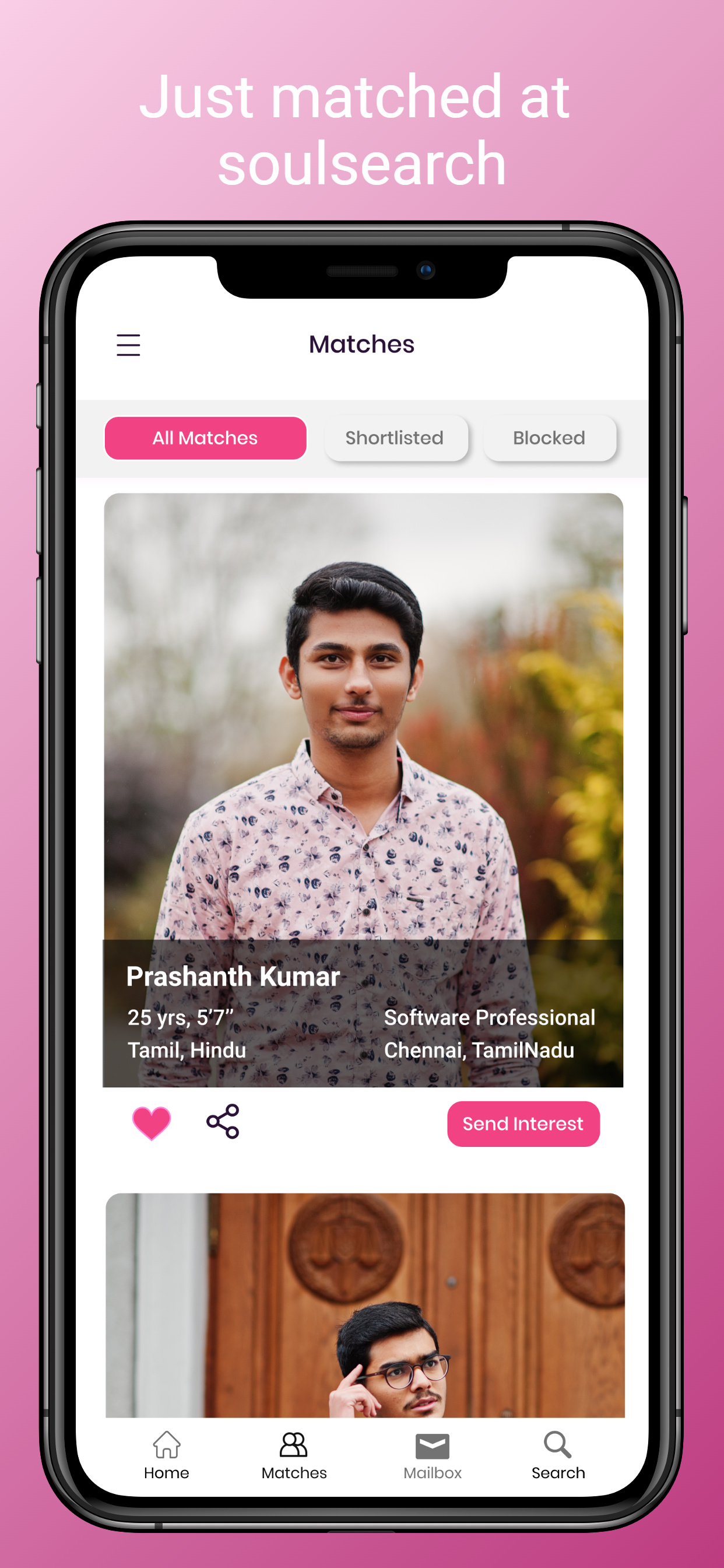 Soulsearch: Matrimony App