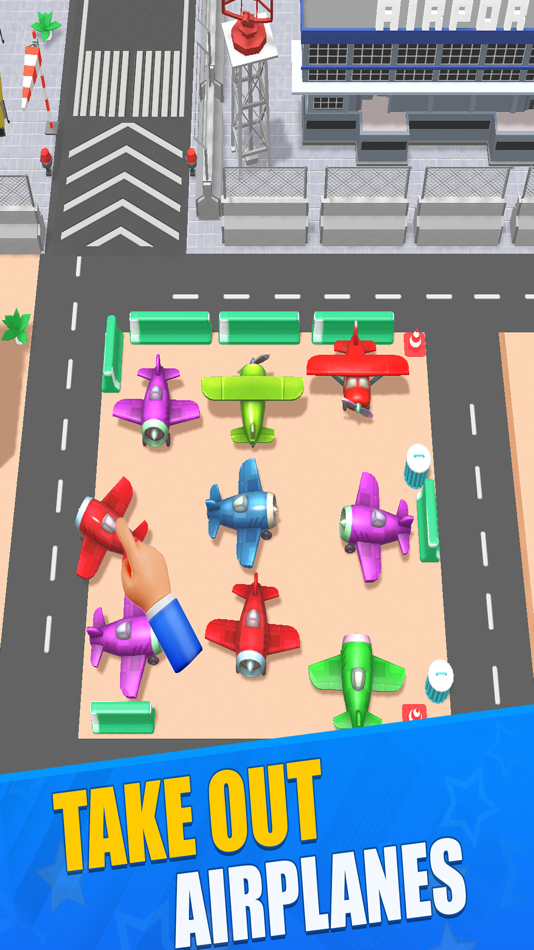 #1. Airport Parking Jam 3D (iOS) By: Fatima Ishrat