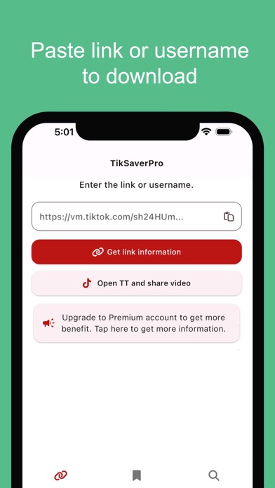 TikSavePro - Download video TT Screenshot
