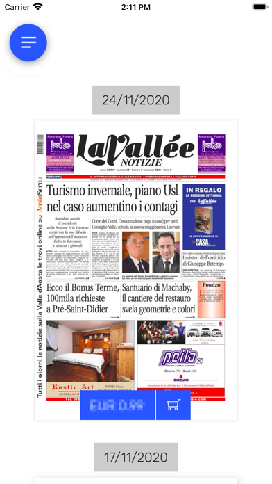 La Vallèe Notizie Screenshot