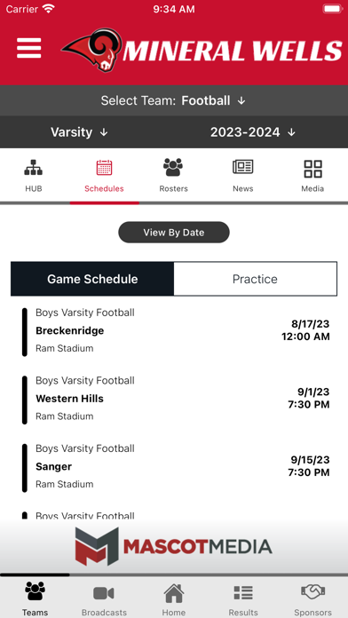 Mineral Wells Athletics Screenshot